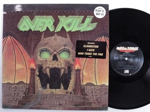 OVERKILL The Years Of Decay MEGAFORCE/ATLANTIC LP VG+/VG++ promo sa - Picture 1 of 2