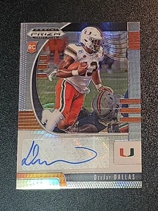2020 Prizm Draft Picks DeeJay Dallas Hyper /75 RC Auto - Picture 1 of 12