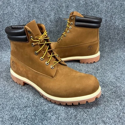 Timberland Hombres 6" Impermeable Trigo Nubuck Botas 73542 Primaloft 400g Talla 15W Foto 1 de 4