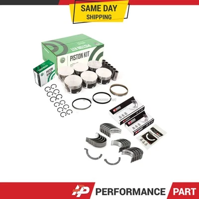 Pistons Main Rod Bearings for 02-10 Jeep Dodge Dakota Durango RAM 3.7 SOHC VIN K - Image 1 of 4