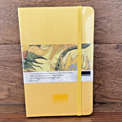 Moleskine Yellow Silk Shantung Sketchbook Van Gogh Museum BRAND NEW - Image 1 of 4