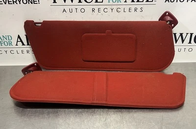 Juego de parasol izquierdo derecho Ford F150 F250 F350 Bronco 1987-1996 espejo rojo rubí Foto 1 de 4