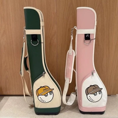 Malbon Golf Clásico Media Bolsa Club Estuche Autoportante Verde o Rosa Foto 1 de 4
