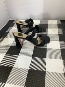 Dolce Vita Ilva Damen-Sandale mittelhoher Absatz schwarz Jakobsmuschel Größe 7,5 - Bild 1 von 6