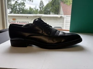 Calvin Klein Earl elegante Schuhe schwarz Leder Schnürschuhe Herren Größe 12 formell - Bild 1 von 7