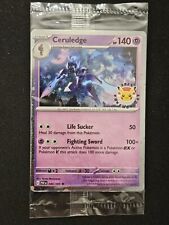 Sealed Ceruledge 040/091 Paldean Fates Pokémon Day Stamped Cosmos Holo Rare NM
