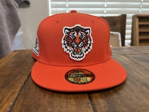 MyFitteds Detroit Tigers Spring Training Orange New Era Fitted 7 3/4 Yellow UV - Picture 1 of 19
