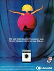  publicité Advertising 0522 1987  Baucknecht   lave linge lainages délicats