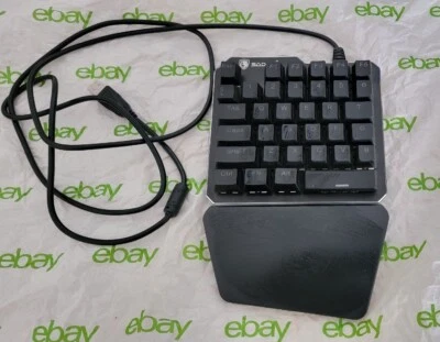 Sades Wired Gaming Keypad 1 Handed Blue Switch Mechanical Keyboard RGB Backlite - Image 1 of 4