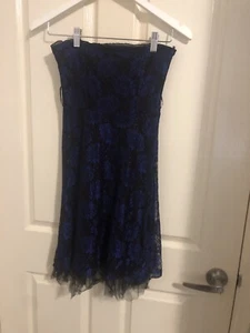 Blue Lace Dress - Picture 1 of 4