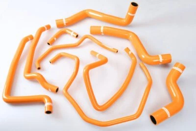 Calentador de silicona Autobahn88 + manguera de radiador apto para Mazda RX-8 13B SE3P RX8 - NARANJA Foto 1 de 4