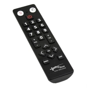 TELECOMANDO DI RICAMBIO PER TUTTI I DECODER GBC, ISNATCH, XDOME JOLLYLINE DVB-T2 - Foto 1 di 1