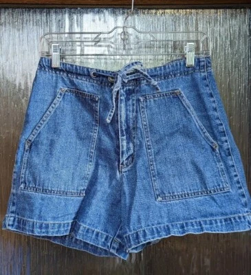 Pantalones cortos de mezclilla estilo OG 107 vintage Y2K Paris Blues para mujer talla S Foto 1 de 4