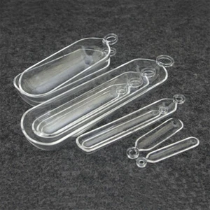 Clear Combustion Quartz Boat Crucible, Various sizes Selectable - Picture 1 of 31