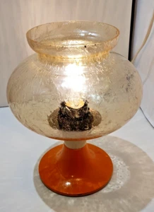 Tischleuchte / Lampe / Kugellampe /60 / 70er Glas Vintage - Bild 1 von 8