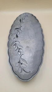 VTG LENOX METAL SILVER SERVING TRAY - Picture 1 of 5