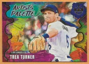 2022 Panini Diamond Kings Trea Turner Artist's Palette Dodgers AP-13 - Picture 1 of 2