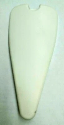 Used Frigidaire Refrigerator Hinge Cover beige 240327000 - Image 1 of 3