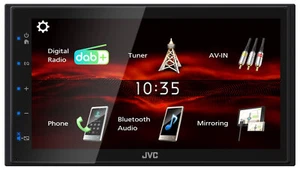 JVC USB Bluetooth MP3 DAB 2DIN Autoradio mit Android-USB-Mirroring, B WARE - Bild 1 von 3