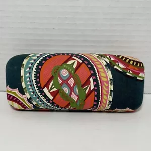 Vera Bradley Heirloom Paisley Hard Clamshell Eye Glasses Case Fall 2017 - Afbeelding 1 van 8