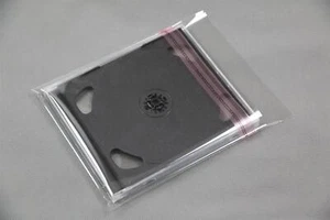 500 St. Schutzhüllen aus Folie mit Verschluss, für CD-Hüllen, Jewel Case - Bild 1 von 4