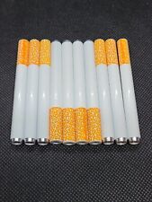 10x Metal One Hitter Pipe Cigarette Style Dugout Bat Large 3" FREE USA SHIPPING