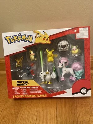 Pokemon Battle Sirfetch'd Galarian Ponyta Yamper Sneasel Morpeko Eevee 8 Pack W7 - Image 1 of 4