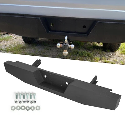 For 1973-1997 Ford F150 F250 F350 Full Size Steel Rear Bumper - Image 1 of 4