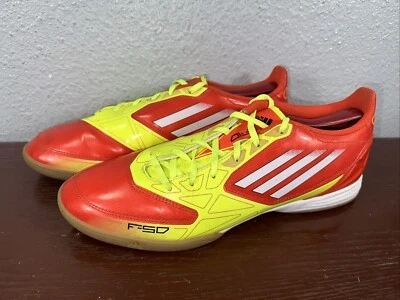 ADIDAS F10 IN ADIPRENE España Naranja Rojo Amarillo Futbolín Talla 11 V23913 Raro Foto 1 de 4