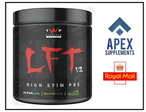 TWP NUTRITION LFT SHT V2 390G PRE-WORKOUT STRONG HIGH-STIM STRENGTH POWER ENERGY