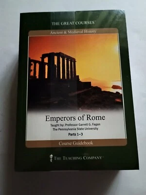 The Great Courses: Emperors of Rome Parts 1-3 DVD + Guidebook NEW SEALED - Image 1 of 4