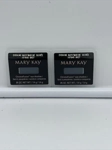 *New*Mary Kay 107640 ChromaFusion Eye Shadow Evening Navy .05oz Lot of 2 - Picture 1 of 1