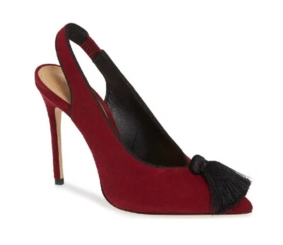 Bomba Schutz Elsy Slingback en Vino Rubí y Gamuza Negra Talla 9.5B EE. UU. Foto 1 de 4