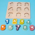 Shape Match Puzzles Wooden Numbers Toys Shape Recognition Toy Wooden Jigsaw
