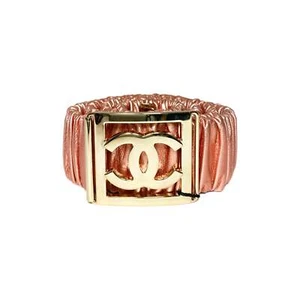 Chanel Gürtel Rosa Logo - Bild 1 von 4