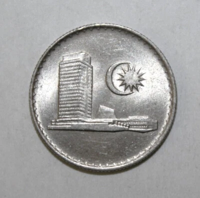 S6 - Malaysia 10 Sen 1976 Brilliant Uncirculated Coin - Parliament House ***Nice - Image 1 of 2
