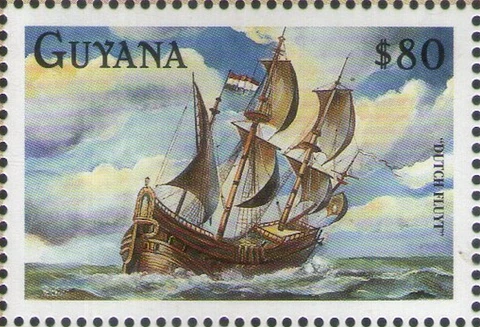 Guyana #SG5269 MNH 1998 Dutch Fluyt [3310a Mi6218] Cover