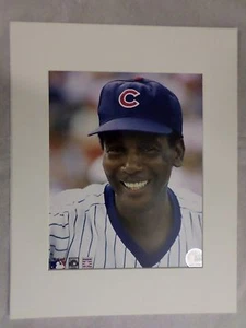 Ernie Banks - Chicago Cubs 8" x 10" Matted Photo  - Picture 1 of 3