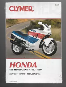 Honda 600 Hurricane 1987-1990 Clymer Service Repair Manual M439 New - Picture 1 of 2