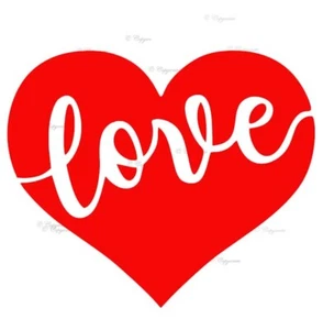 Heart Love Vinyl Decal Sticker for Home, wall, décor, bar, car, jeep, Laptop - Picture 1 of 14