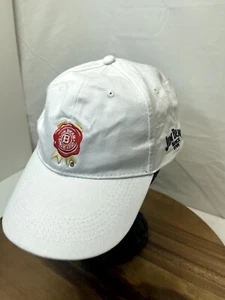 Jim Beam Hat Cap Strap Back Adjustable White Cotton Dad Whiskey - Picture 1 of 15