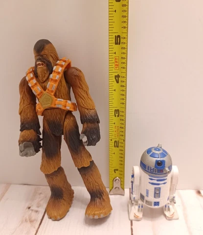 Vintage Star Wars Action Figure Lot Wookiee Warrior & R2-D2 Cover