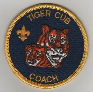 Tiger Cub Coach Position Patch (1996-2001), Clear Plastic Over Gauze Backing - Bild 1 von 1