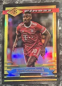 2022-23 Topps Finest BLACK 23/25 #28 Ryan Gravenberch FC Bayern Munchen - Picture 1 of 2