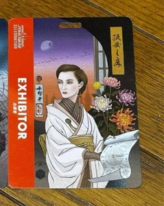 Mon Mothma Star Wars Celebration 2025 Ukiyo-e Badge Exhibitor rare Japan Ticket - Picture 1 of 2