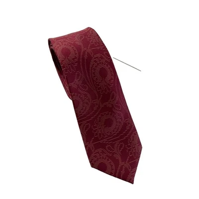 Tallia Paisley Silk Tie Red - Image 1 of 2