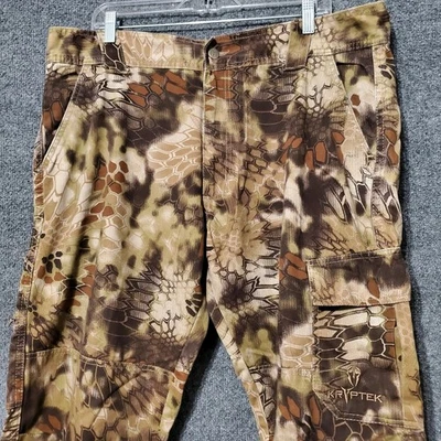 Kryptek Stalker Pant Camo Hunting Tactical Brown Mens Size XL Lightweight Grunge - Image 1 of 4