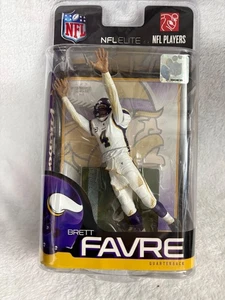 VINTAGE McFARLANE TOYS NFL ELITE SERIES BRETT FAVRE MINNESOTA VIKINGS 2010 - Foto 1 di 8