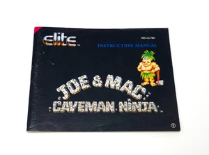 Joe & Mac Caveman Ninja Nintendo Instruction Booklet Manual FRA - Picture 1 of 5