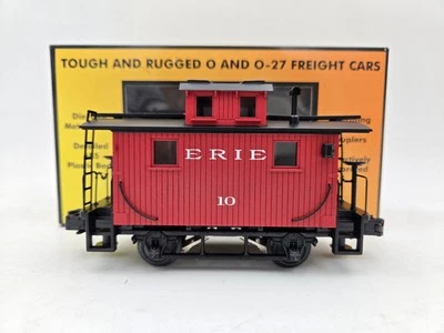MTH 30-77021 Erie #10 Bobber Caboose - LIGHTED - New O Gauge - Tested - Image 1 of 4